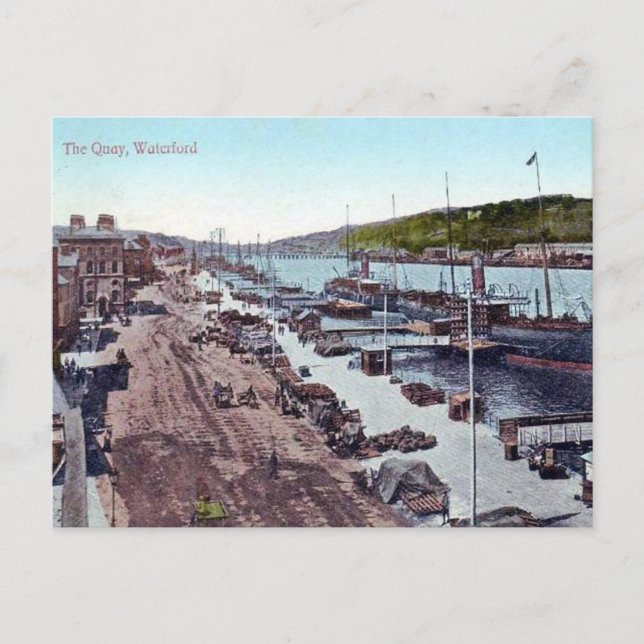 Ancienne carte postale - Waterford, Irlande (Devant)