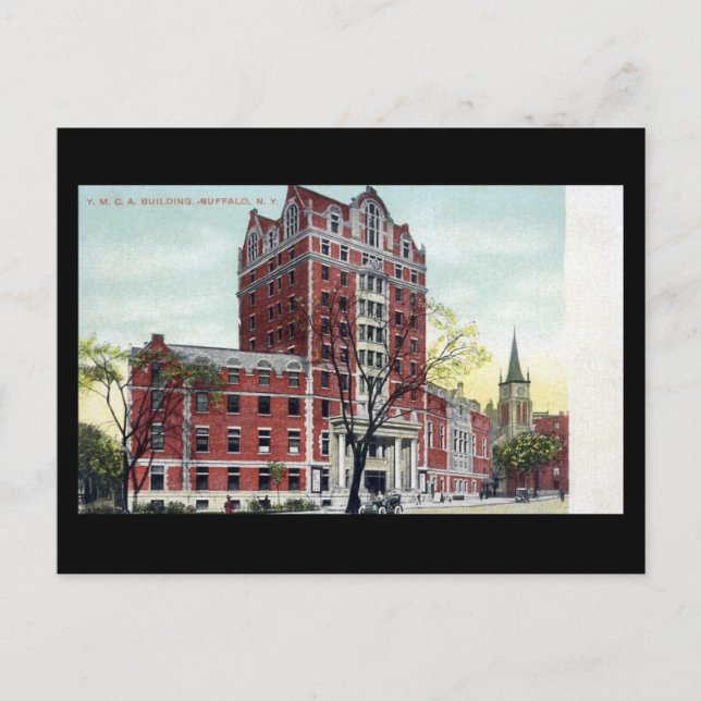 Ancienne carte postale - YMCA, Buffalo, NY (Devant)