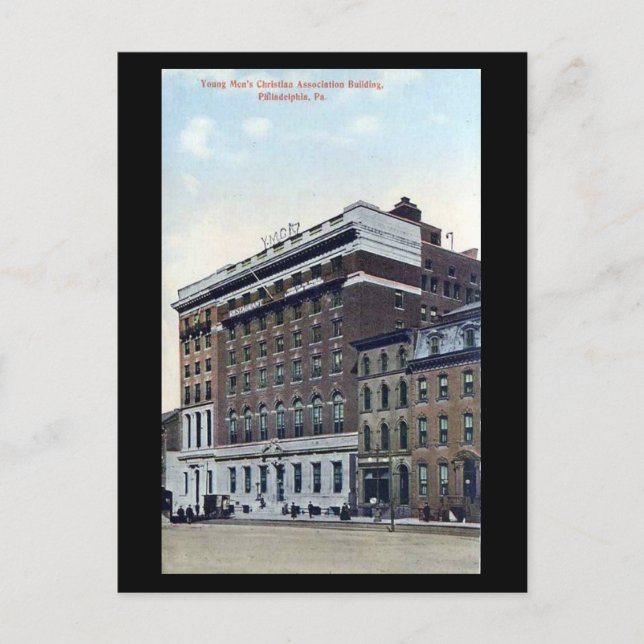 Ancienne carte postale - YMCA, Philadelphie PA (Devant)