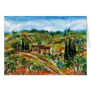 ANCIENNE FERME, EN CHIANTI - PAYSAGE TOSCANE