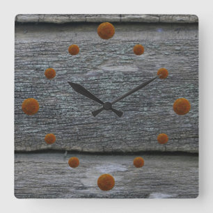 Ancienne horloge Patinée en bois mural