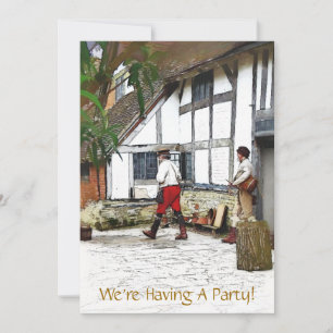 ANCIENNE INVITATION EN ANGLETERRE