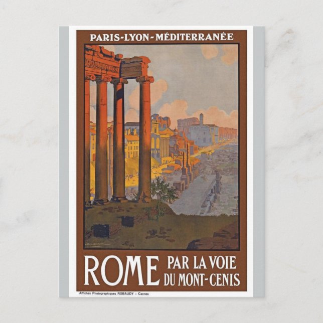 Ancienne Rome européenne Voyage Français Carte pos (Devant)