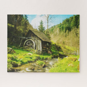Ancienne roue allemande de l'eau. Jigsaw Puzzle