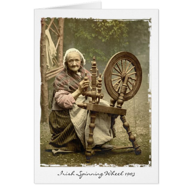 Ancienne roue irlandaise à rotation personnalisée  (Devant)
