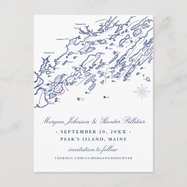 ANCIENNE VERSION Enregistrer la date Carte postale (Devant)