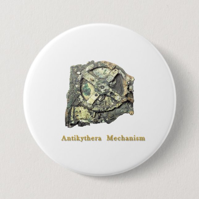 Ancient aliens 3 inch round button (Front)