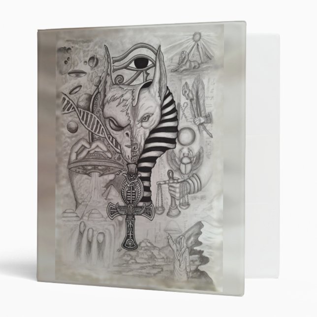 Ancient Aliens , Anubis Binder (Front/Inside)