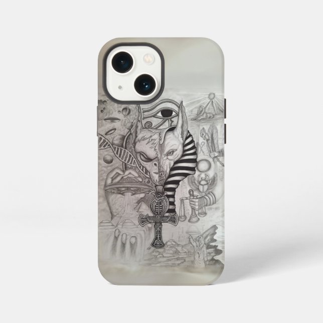 Ancient Aliens , Anubis iPhone Case (Back)
