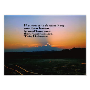 Ancient American Indian proverb Photo Print