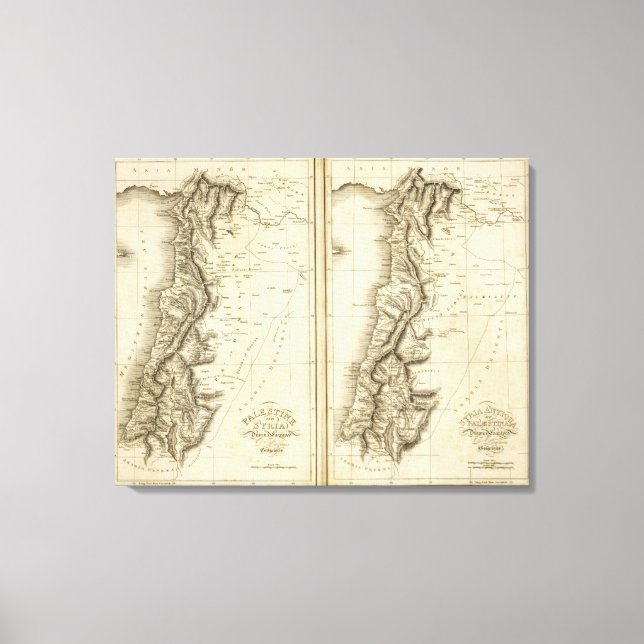 Ancient and Modern Syria Canvas Print (Front)
