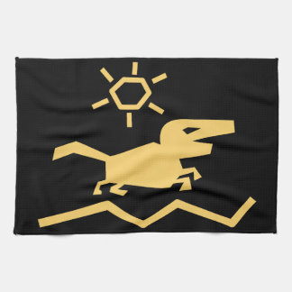 Ancient animal ancestors kitchen towel