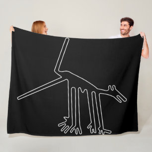 Ancient Animals - Earth Ancient Tribal Fleece Blanket