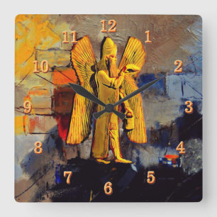 Ancient Anunnaki Acrylic Wall Clock