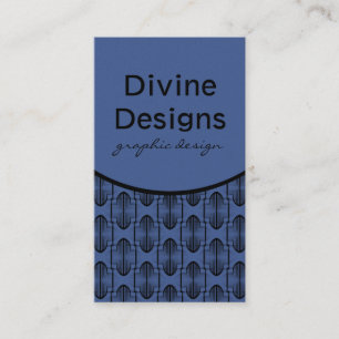 Ancient Arches Business Card, Blue Card