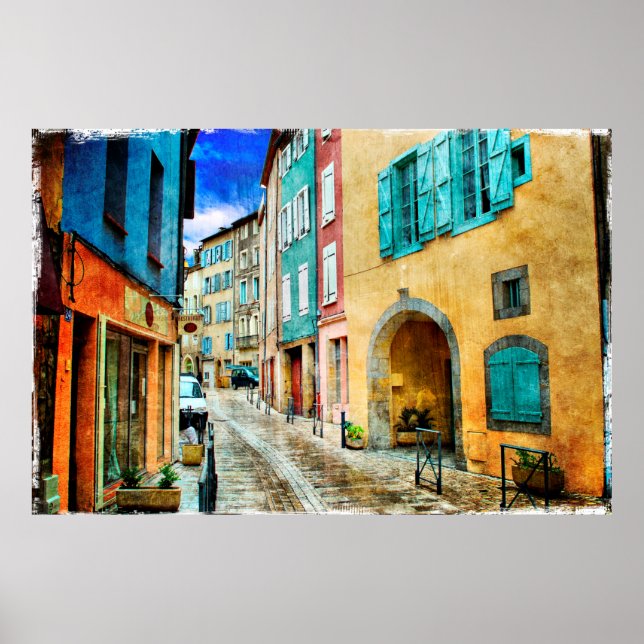 Ancient architecture art poster (Front)