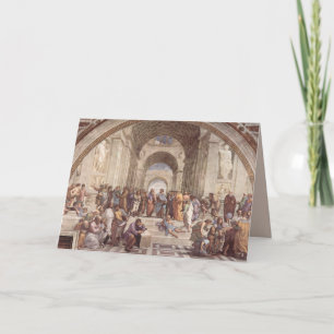 ancient art school greeting card