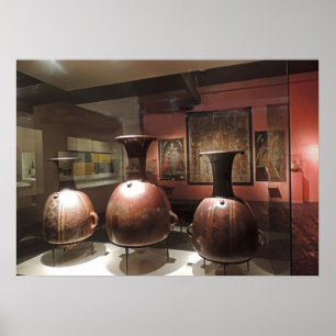 Ancient Artifacts in a Peruvian Museum Poster