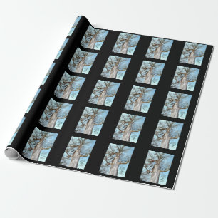 Ancient Ash Zechariah 4:6 Wrapping Paper