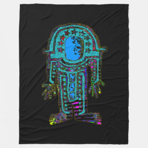 Ancient Astronaut Fleece Blanket