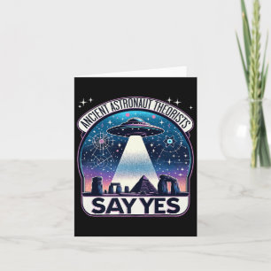 Ancient Astronaut Theorists Say Yes Aliens Premium Card