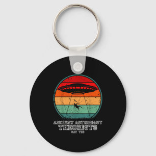 Ancient Astronaut Theorists Say Yes Spaceship Alie Keychain