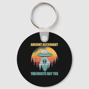 Ancient Astronaut Theorists Say Yes Tee Shirt Alie Keychain