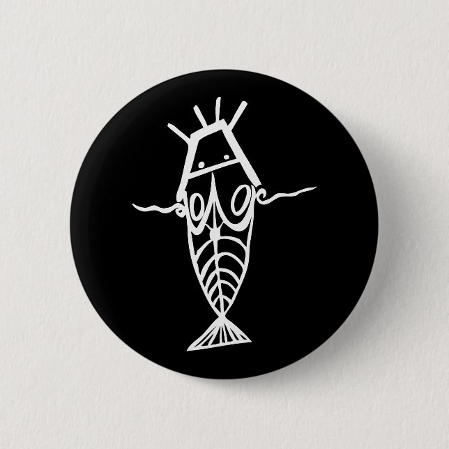 Ancient Astronauts 2 Inch Round Button (Front)