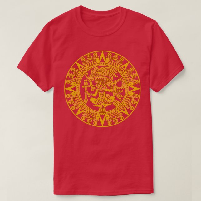ANCIENT AZTEC WARRIOR T-Shirt (Design Front)