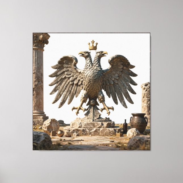 Ancient Balkan Temple Artifact Canvas Print (Front)