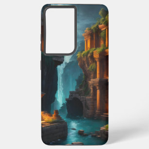 Ancient Bath House - Mystic Pools Samsung Galaxy Case