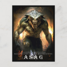 Ancient Beast & Creatures: Asag Postcard II