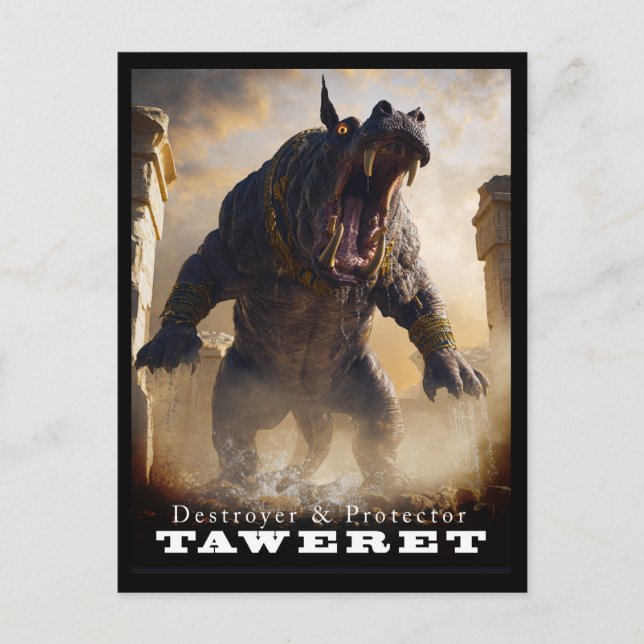 Ancient Beast & Creatures: Taweret Postcard II (Front)