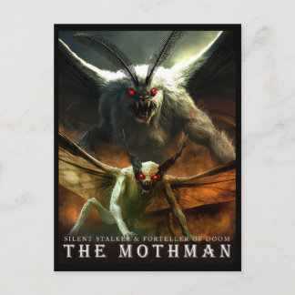 Ancient Beast & Creatures: The Mothman Postcard