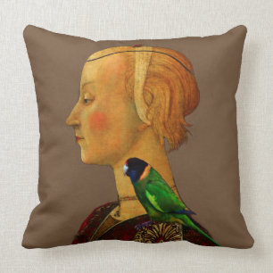 Ancient Beauty Throw Pillow