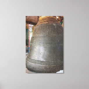 Ancient Bell At Temple Canvas Print
