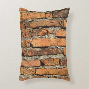 Ancient Brick Wall Decorative Pillow