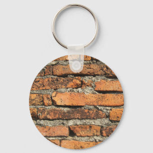 Ancient Brick Wall Keychain