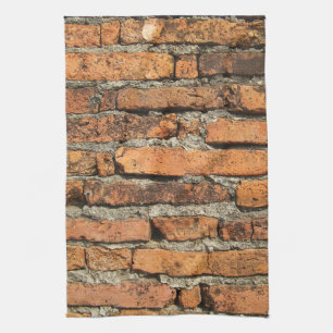 Ancient Brick Wall Kitchen Towel