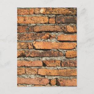 Ancient Brick Wall Postcard