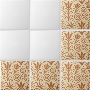 Ancient Bronze Age Aegean Minoan Inspired Pattern Tile