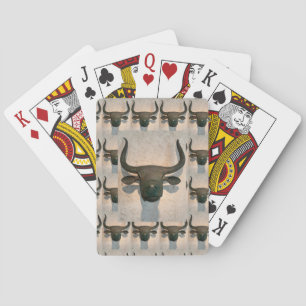 Ancient Bull Playing Cards