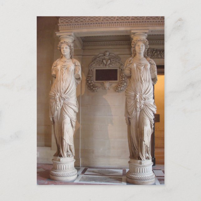 Ancient Caryatids Postcard (Front)
