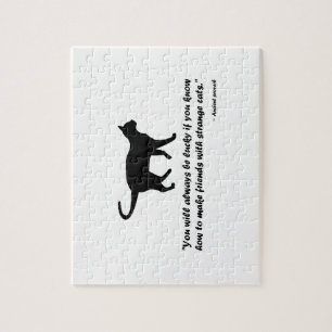 Ancient Cat Proverb Jigsaw Puzzle