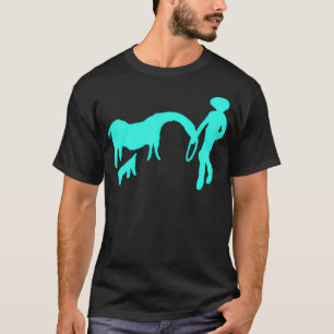 Ancient Cave Painting Rock Art Drawing of Man and T-Shirt