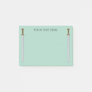Ancient Celtic Sword Post-it Notes