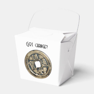 Ancient Chinese Banliang Coin, “Got Change” Design Favor Box