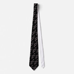 Ancient Chinese Dragon Tie in Black