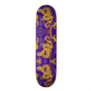 Ancient Chinese Emperor Dragon Custom Pro Board Skateboard
