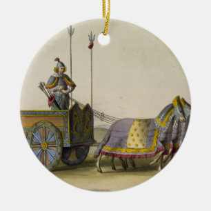 Ancient Chinese War Chariot, from 'Le Costume Anci Ceramic Ornament